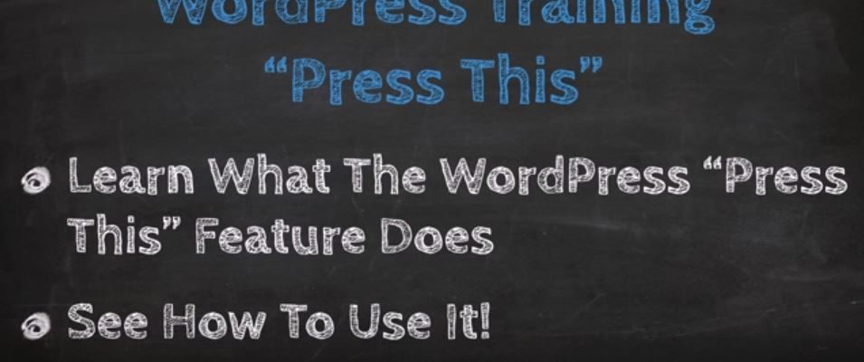 press this tutorial